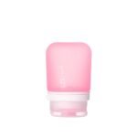 humangear GoToob+ (Small) | Refillable Silicone Travel Bottle | Locking Lid | Food-Safe Material | Pink, Small (1.7 fl.oz; 53ml)