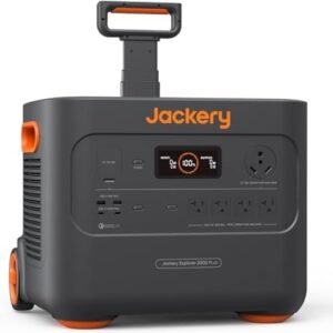 Jackery Portable Power Station Explorer 2000 Plus, Solar Generator with 2042Wh LiFePO4 Battery 3000W Output, Expandable to 24kWh 6000W, for Outdoor RV Camping & Emergency (Solar Panel Optional)