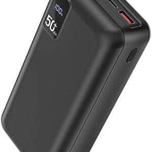 Power Bank 50000mAh 22.5W Fast Charging Portable Charger USB-C Quick Charge with 3 Outputs & 2 Inputs LED Display Huge Capacity External Battery Pack for Most Electronic Devices on The Market