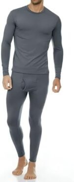 Thermajohn Long Johns Thermal Underwear for Men Fleece Lined Base Layer Set for Cold Weather