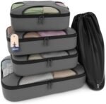 5 Set/8 Set Packing Cubes - Travel Organizers with Laundry Bag