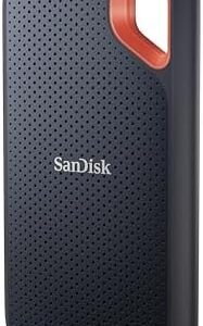 SanDisk 2TB Extreme Portable SSD - Up to 1050MB/s, USB-C, USB 3.2 Gen 2, IP65 Water and Dust Resistance, Updated Firmware - External Solid State Drive - SDSSDE61-2T00-G25